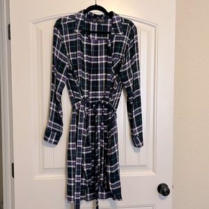 Gap + Pendleton button up shirt dress